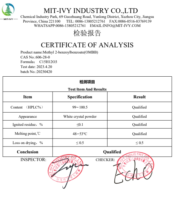 606-28-0 Methyl 2-benzoylbenzoate